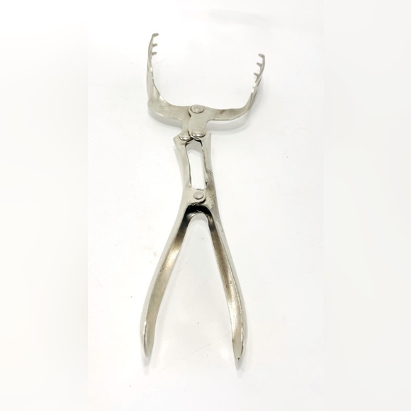 Vintage Retro Serveware Salad Tongs Cocktail Ice Tongs The Claw Barware Gadget - Picture 2 of 5